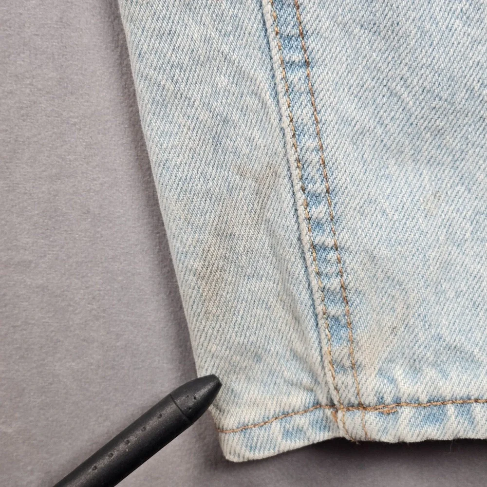 Empyre Jeans Mens 32x30 Relaxed Fit Lightwash Denim Skater Grunge Streetwear Y2K - Picture 8 of 16